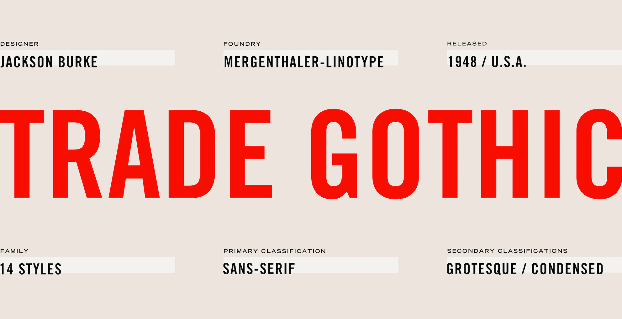 Download Trade Gothic Font Free - Classic Modern Typography